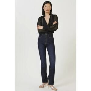 NEW Anthropologie Pilcro The Split Straight Jeans - 28 Waist